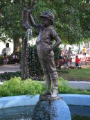 Bronze Fountain, Park, Santa Clara