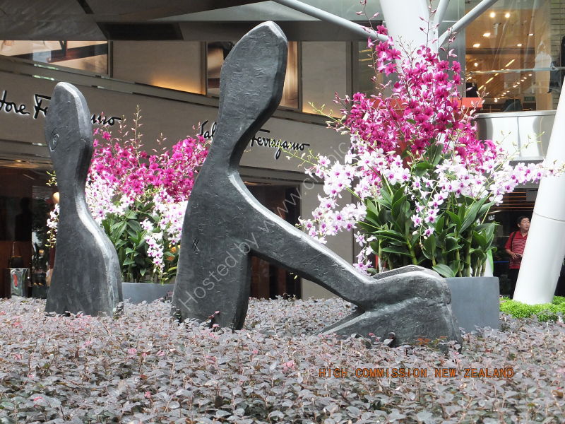 Sculpture & Orchids, Orchard Road