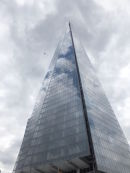 Flying past The Shard!