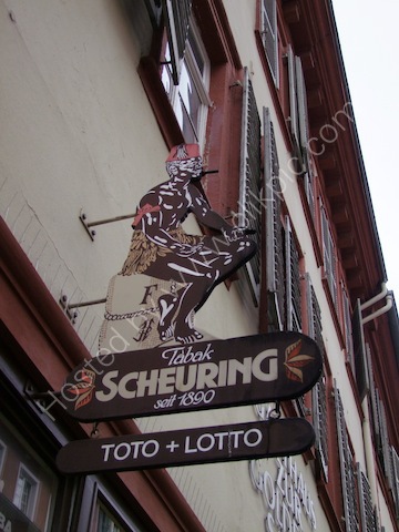 Tobacco Shop Sign, Heidelberg