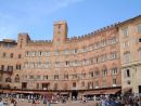 Buildings on Piazza del Campo, Sienna, Tuscany