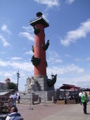 Rostral Column Lighthouse, East Vasilecskly, St petersburg