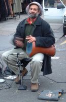 Street Musician, Portobello Road, London