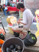 Cutting a Custard Fruit