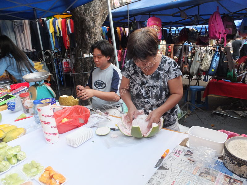 Peeling a Pomelo