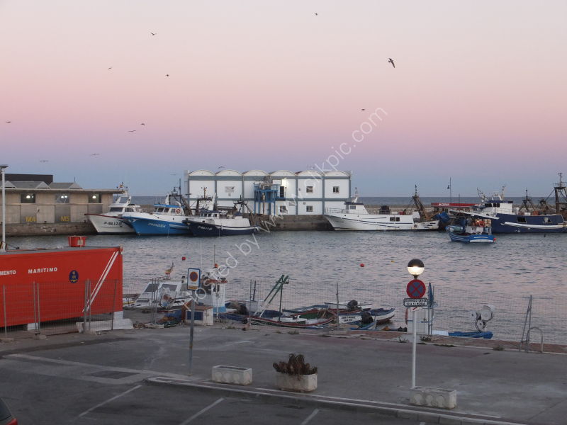 Sunset over the Port, Estepona