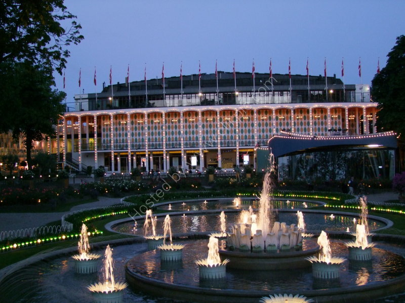 Concert Hall & Fountains at Night