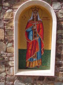 Mosaic at Tomb of Archbishop Makarios III, Troodos Mountains