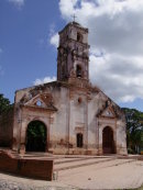 Church destroyed by two hurricanes, Trinidad