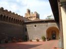 Courtyard in Castle Winery, Tuscany