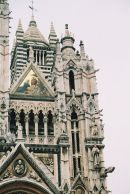 Part of the Front of The Duomo, Sienna, Tuscany