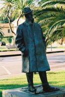 Bronze Statue of Giacomo Puccini at Lake Massaciuccoli, Tuscany