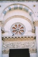 Detail on Church, Lucca, Tuscany