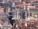 View of Cathedral do Carmo & Elevator Santa Justa