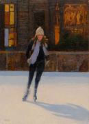 A Girl Skating. George Square.