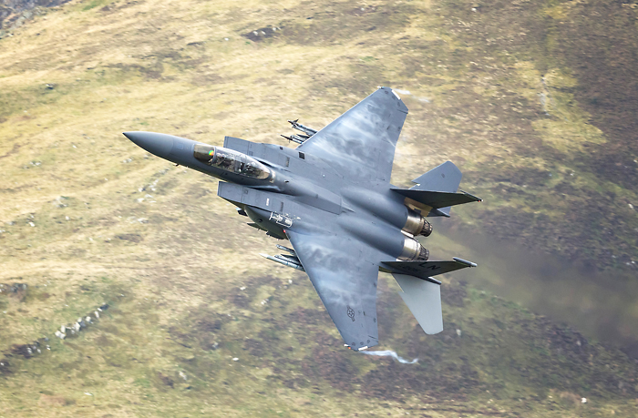 F-15E Strike Eagle," Card 51", RAF Lakenheath. Tail 205