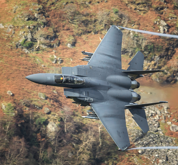 F-15E Strike Eagle, "Rage flight ", RAF Lakenheath. Tail 220.