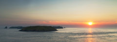 Skomer Sunset - Martins Haven