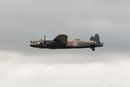 Lancaster bomber PA474 in flight.