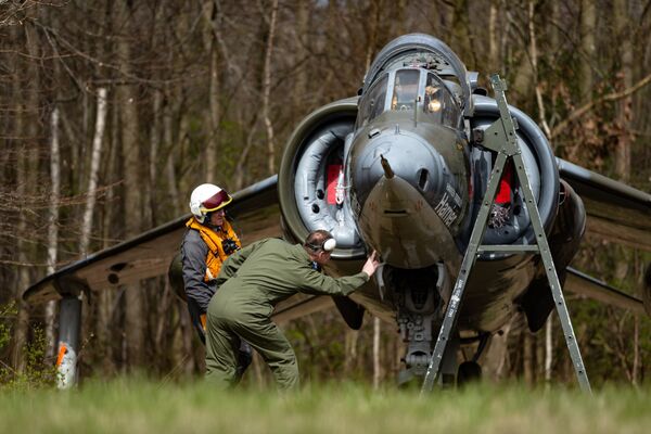 Harrier pre flight checks