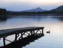 Pier on Lake of Menteith.