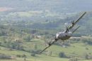 C130J Hercules enters the pass.