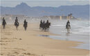 Horses and Kite Surfers. Glyn Davies Spain