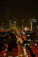 Dubai by night Glyn Davies Landscape