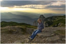 Woman on a Mountain