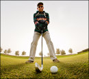 The Golfer Glyn Davies Portrait