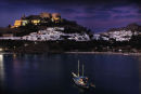 Dawn over Lindos Glyn Davies Landscape