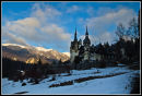 Sunrise at Castle Peles.