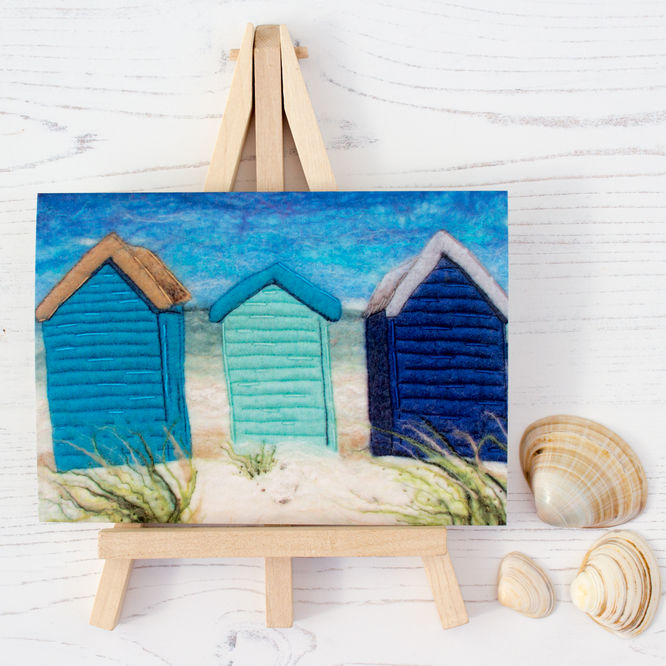 Beach Huts in Blue