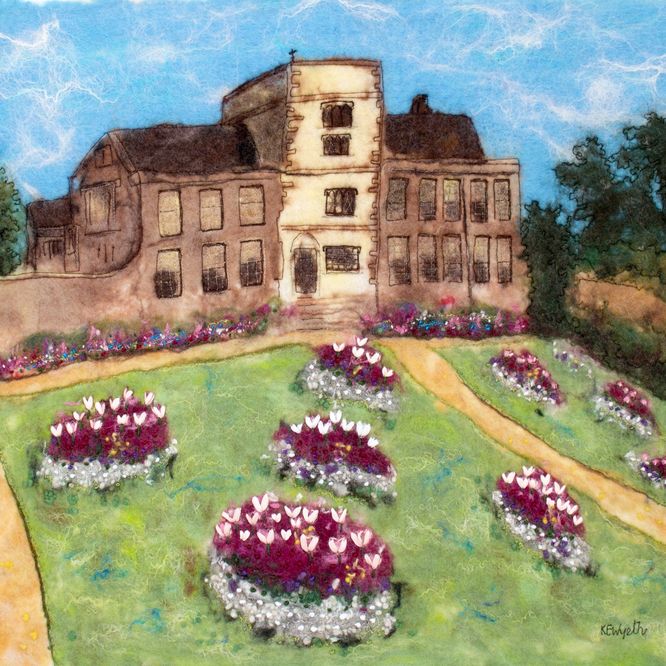 Canons Ashby in the Spring - sold