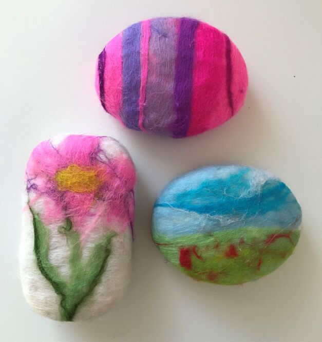 Felted Soap