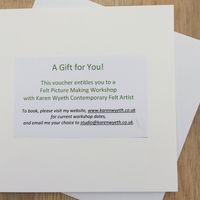 Gift Voucher for Felt Picture Making Workshop