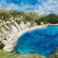 Lulworth Cove Giclee Print A3 Lulworth Cove
