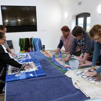Wet felting process