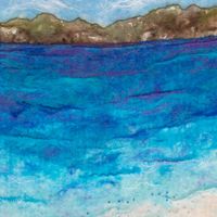 The Blue Lagoon Giclee Print A3 Blue Lagoon