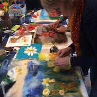 'Felting & Flowers' workshop