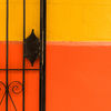 Bright Coloured Wall & Gate