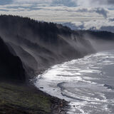 Cape Blanco South Beach morning mist