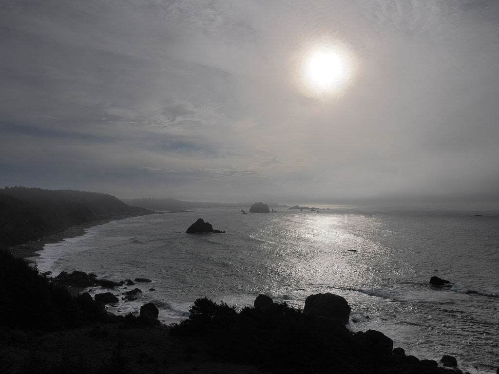 Looking towards Cape Blanco from Blacklock