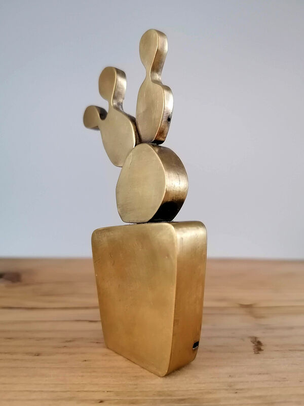 Kerry Day - Prickly Pear - Brass Sculpture