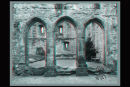 Anaglyph Bodiam Castle screen arches.