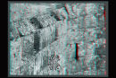 Anaglyph of bodiam wall