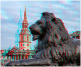 Landseer Lion At Trafalgar Square