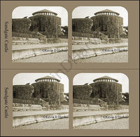 Sandgate Castle with  a Kodak Folding Brownie camera