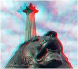 Trafalgar Square Lion & Nelsons Column