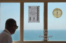 View from the Leas Lift during the descent down the cliff